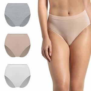 Calzoncillos elásticos de algodón para mujer para etiqueta privada y pedidos personalizados a granel Calzoncillos de cobertura completa para mujer con cintura suave - Product Image 6