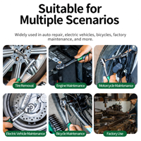Kit d'outils de plomberie WeiBaiDa K100555 – Taille standard, commande en gros, réduction, ensemble d'outils multi-pièces pour réparation de plomberie