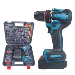 Perceuse <span class=keywords><strong>électrique</strong></span> <span class=keywords><strong>sans</strong></span> <span class=keywords><strong>fil</strong></span> à vitesse variable, <span class=keywords><strong>tournevis</strong></span> domestique rechargeable, moteur <span class=keywords><strong>sans</strong></span> balais, type d'impact, OEM, personnalisable - Product Image 1