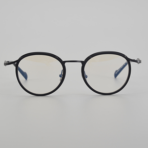 Trung quốc hợp thời trang retro vòng độc đáo lớn khung vàng rim kính khung unisex Titanium quang cảnh tượng khung bán buôn - Product Image 4