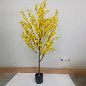 ผ้าจัสมินไม้ดอกไม้ประดับสีเหลืองเทียมสำหรับตกแต่ง - Product Image 6