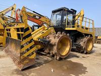 Compacteur à pneus Caterpillar 826G d'occasion de 35 tonnes, moteur diesel haute efficacité, pompe moteur, modèle 2018, puissance 235 kW, vente au Japon