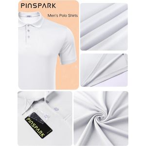 เสื้อโปโลชาย FOXA แห้งเร็ว แขนสั้น คอปก ทรงเข้ารูป สวมใส่สบายในฤดูร้อน ผ้าถัก โพลีเอสเตอร์ 100% - Product Image 5