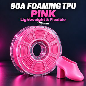 Filamento 3D de Espuma TPU 90A Multicolor de 1.75mm y 1kg, Ligero, Suave, Elástico y Liso, que Reduce el Peso - Product Image 1