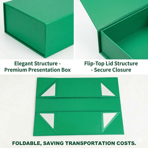 Luxury Custom Logo Magnetic Folding Clothing Box-Eco-Friendly Heavy-Duty Waterproof Recyclable Rigid Cardboard Gift Box for - Product Image 2