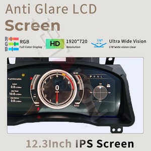 หน้าจอแสดงผลขนาด 12.3 นิ้ว สำหรับรถยนต์โตโยต้า ปราโด 120 ปี 2004-2009 ชุดมาตรวัดความเร็ว รองรับ Carplay จอแสดงผลเสมือนจริง ชุดมาตรวัดหน้าปัดรถยนต์ จอ LCD ดิจิตอล - Product Image 2