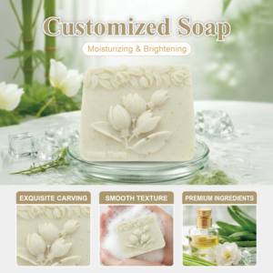 Jabón de ramo de flores bellamente diseñado que ayuda a eliminar las células muertas de la piel, una barra aclaradora para una piel radiante. - Product Image 2