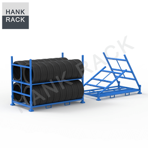 Warehouse Cargo Storage Stacking Racks <strong>Folding</strong> Rack Shelves System Tire <strong>Shelving</strong> - Product Image 4