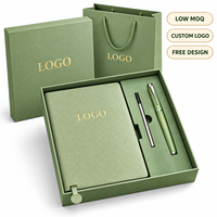 Carnet A5 personnalisé avec logo multicolore, marque-page et clip métallique pour réunions de bureau, études, remise de diplômes, cadeaux pour enseignants