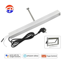 Aktuator Jendela Rantai 400mm Gardens, Pembuka Jendela Otomatis Wifi, Operator Jendela Otomatis Buka/Tutup untuk Skylight/Rumah Kaca