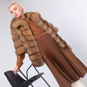 Manteau de vison de sable noir pour femmes moelleux de luxe direct d'usine avec grand col carré nouveau design <span class=keywords><strong>acheter</strong></span> manteau de sable manteau de vison - Product Image 1