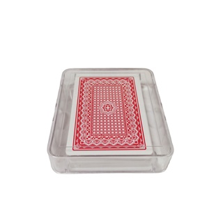 High Quality Plastic Box Packing Playing Cards Custom Printing Cardboard Paper Waterproof Poker Cards 100% New Plastic PVC Playi