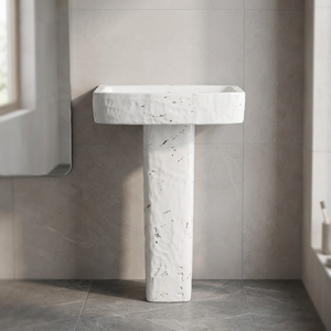 En gros WC monobloc en céramique, cuvette de toilette design à chasse directe pour villa et lavabo - Product Image 4