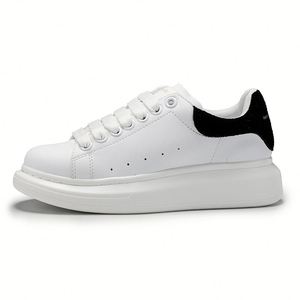 <span class=keywords><strong>Nueva</strong></span> Llegada, Zapatos Deportivos Unisex de Alta Calidad, Zapatillas de Cuero Genuino para Hombre, Blancas, Diseño Moderno, Cierre con Cordones, Malla - Product Image 3