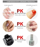 Gel de finition pour ongles OEM sans TPO, super brillant, anti-jaunissement, effet caoutchouc, sans HEMA, gel de finition cristallin sans TPO
