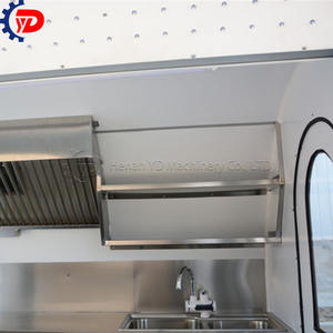 Colorido ventanas correderas tracción Camping remolque/plancha AC <span class=keywords><strong>palomitas</strong></span> helado comida rápida concesión FRP Camper Cart Truck - Product Image 5