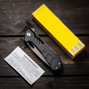 Couteau de poche personnalisable BK 830BKSSLS HK OEM DIY, manche G10, lame pliante en acier inoxydable ultra-affûtée, camping, 20,8 cm, FB145 1 - Product Image 6