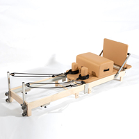 Reformer de Pilates de Madera Anatómico con Resortes Alemanes, Venta al por Mayor Comercial para Programas de Rehabilitación Clínica y Acondicionamiento Avanzado