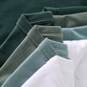 Classic Well Crafted Plain <b>White</b> T Shirt Durable Casual Crew Neck Men's Cotton T-shirt Breathable Fabric <b>Tshirts</b> For Men - Product Image 5