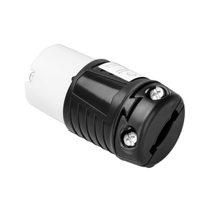 <span class=keywords><strong>Prise</strong></span> femelle à verrouillage rotatif NEMA L5-15R, homologuée ETL/cETL, 15A 125V, connecteur industriel noir et blanc pour générateur, réutilisable - Product Image 6