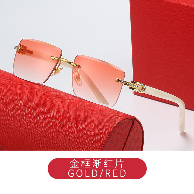 C3 gold frame double red piece