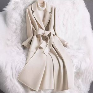 Cappotto da <span class=keywords><strong>Donna</strong></span> di Media Lunghezza, Nuova Giacca Slim in <span class=keywords><strong>Tweed</strong></span> Autunno-Inverno 2025 - Product Image 3