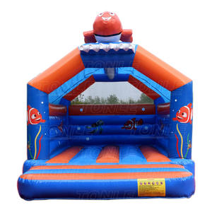 Casa gonfiabile commerciale del ponticello del pesce sveglio del pagliaccio, mini <span class=keywords><strong>castello</strong></span> gonfiabile - Product Image 1