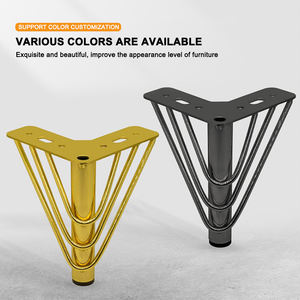 Custom oro colore metallo ferro mobili piedi divano dorato gamba per mobili - Product Image 6