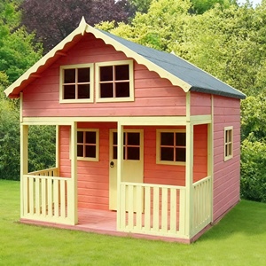 Offre Spéciale : Maisonnette <span class=keywords><strong>en</strong></span> <span class=keywords><strong>Bois</strong></span> pour Enfants, Fabrication Professionnelle, Écologique, Imperméable, Abordable, pour Jardin, Salon ou Hall - Product Image 1