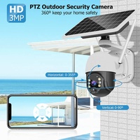 Système de caméra de sécurité solaire ICSEE 4MP 1080p, caméra PTZ 360° extérieure, 4G IP Wifi sans fil, PIR pour la maison ou les entreprises, réseau CCTV