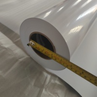 Matériel publicitaire pour médias, rouleau de vinyle adhésif, encre pigmentée, imprimable à jet d'encre, vinyle auto-adhésif en PVC pour l'impression