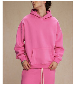 Sudadera de Invierno para Hombre de Alta Calidad, con Logotipo Personalizado, 100% Algodón, Resistente al Viento, Ecológica, Gruesa, con Bordado 3D, Estilo Urbano Holgado - Product Image 5