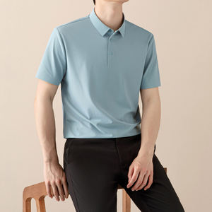 थोक कस्टम कढ़ाई गोल्फ पोलो टी शर्ट डिजाइन उच्च गुणवत्ता लोच पोलो टी शर्ट पुरुषों की शर्ट - Product Image 2
