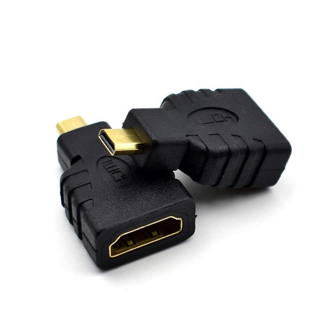 HDMI Type Micro D Male to HDMI Female Coupler Connector for Micro HDMI Port Devices Adapter