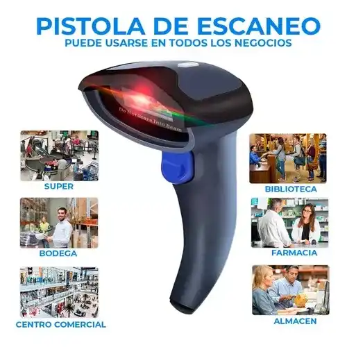 Wireless and Rechargeable Barcode Reader Scanning