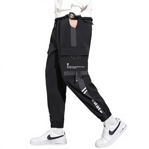 Plus Size Men's Summer Casual Cargo Pants Windproof Breathable Canvas Drawstring Closure Pockets Eco-Friendly - Product Image 3