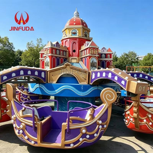 Bateau rebondissant rotatif sur le thème de <span class=keywords><strong>Venise</strong></span>, avec lumières LED, pour parcs d'attractions, directement de l'usine - Product Image 5
