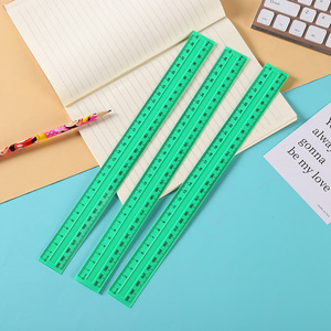 Righello di plastica popolare Eurolucky righelli concavi da 30cm <span class=keywords><strong>disegno</strong></span> righello di cancelleria di misurazione scala nera all'ingrosso - Product Image 6