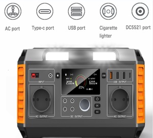 Solar Power Outdoor Camping Charging 500W Lithium Battery <b>Mobile</b> System <b>Generator</b> Portable Station A6 Portable Power Banks &amp - Product Image 6
