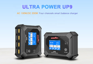 超功率UP9 200W 4 * 5A 1-6S LiPo LiHV电池充电器，带显示屏，适用于遥控汽车越野车无人机卡车 - Product Image 2