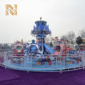 Manèges pour enfants <span class=keywords><strong>Parc</strong></span> d'attractions Nouveau design Mini hélicoptère Avion à commande automatique Fibre de verre Acier Intérieur pour centres commerciaux - Product Image 3