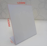 Tarjeta NFC 213 Mini Tag con Código QR en Forma de L, Etiqueta de Mesa con Código QR, 13.56 MHz RFID para Pagos, Reseñas de Google con NFC