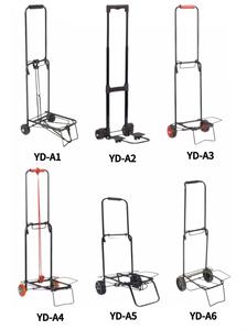Troli Lipat Baja Kapasitas 50KG Grosir, Kereta Dorong Barang Belanja Portabel, Troli Bagasi, Troli Utilitas, OEM Ringan - Product Image 5