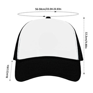 Individuelle 5-Panel <span class=keywords><strong>Trucker</strong></span> Caps für Männer und Frauen Schlichte Blanko Schaumstoff-Mesh Baseballkappe mit Kordel Sommer Atmungsaktive Outdoor-Sport Sonnenschutz-Mütze - Product Image 3