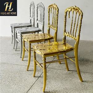 Portugal moderne lumière luxe Art gourde Festival <span class=keywords><strong>chaise</strong></span> en laiton salon de haute qualité <span class=keywords><strong>chaise</strong></span> de <span class=keywords><strong>salle</strong></span> à <span class=keywords><strong>manger</strong></span> unique pour Villa <span class=keywords><strong>salle</strong></span> à <span class=keywords><strong>manger</strong></span> - Product Image 1