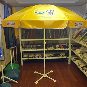 핫 세일 디자인 인쇄 야외 UV MTN 파라솔 비치 우산