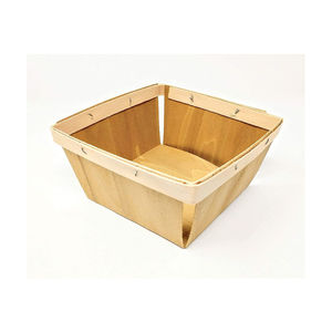 High Quality wooden crates for fruit Wood Berry Basket Quart Wooden Boxes