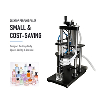 Machine de remplissage de bouteilles de petit volume pour l'industrie de l'huile essentielle, les flacons de parfum et les emballages avec pompe pulvérisatrice