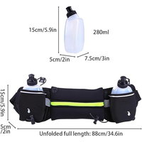 Sac banane Jstar imperméable pour la course, le sport, la randonnée et les voyages, avec fermeture éclair, petit format