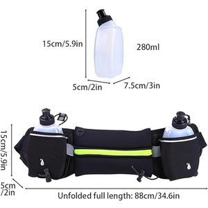 Sac banane Jstar imperméable pour la course, le sport, la randonnée et les voyages, avec fermeture éclair, petit format - Product Image 5